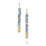 Todd Reed earrings with 18k yellow gold, and Aquamarine (~31ct)